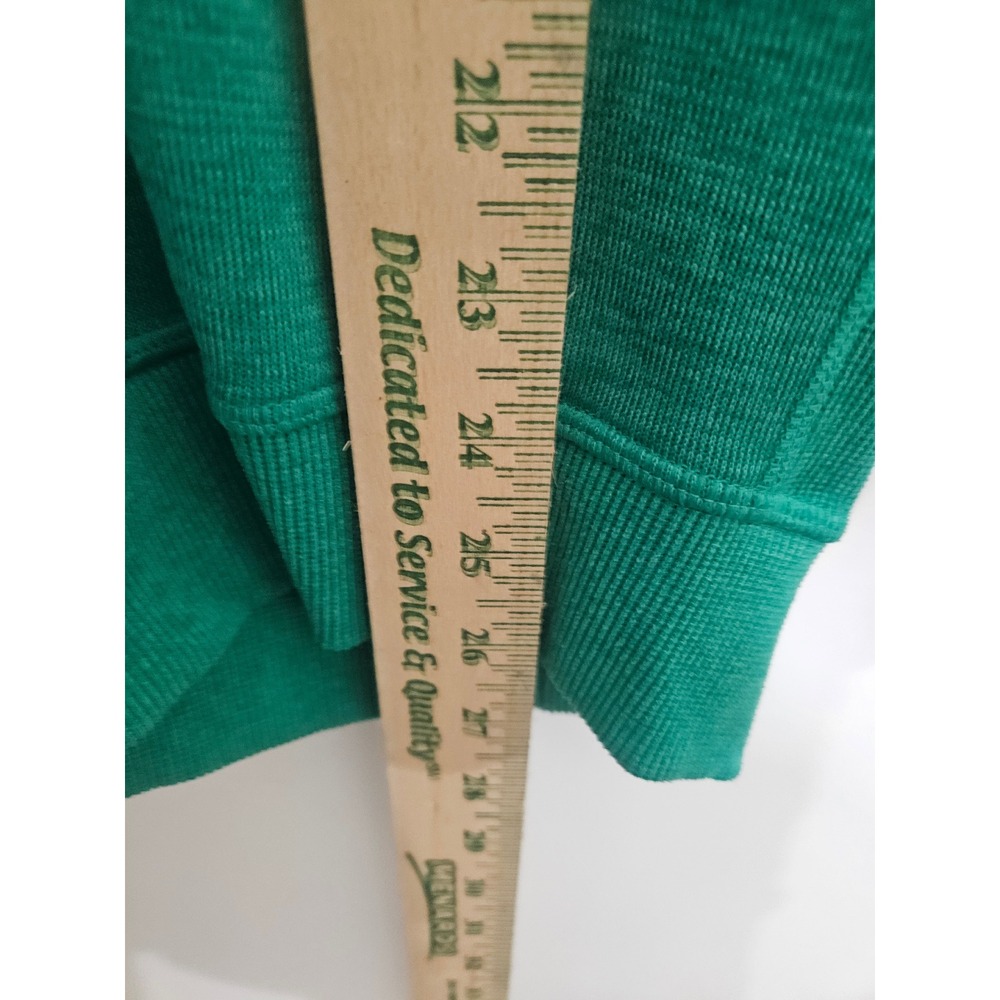 Under Armour ColdGear Mens Quarter Zip Pullover Green Heather Loose Fit Medium - Picture 6 of 7